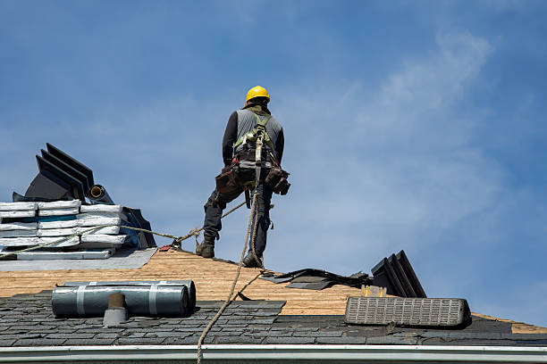 Professional Metal Roofing technician working in Swannanoa, NC